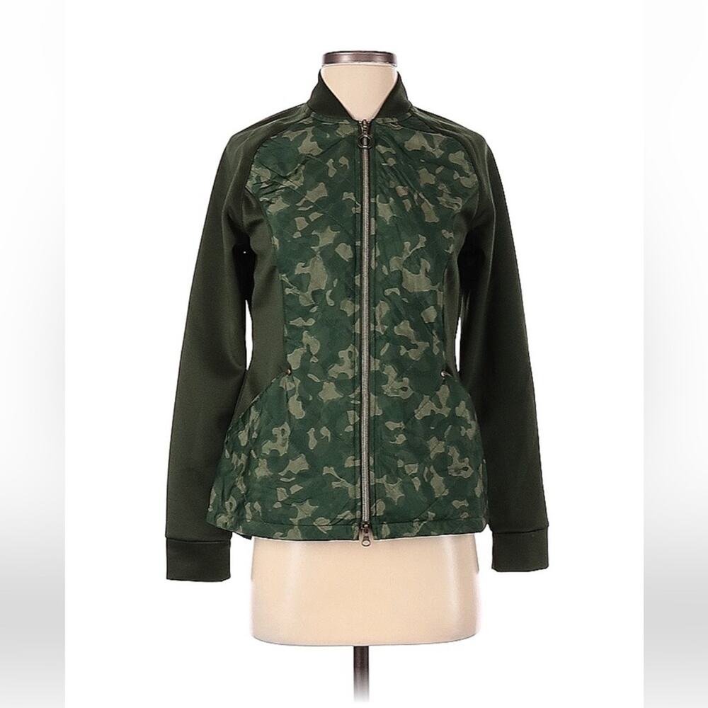 Gu camo zip up jacket sweatshirt, size small